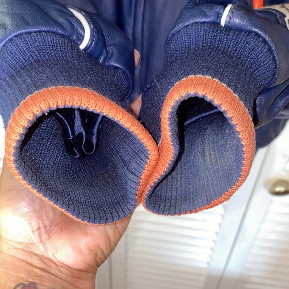 Men’s Vintage Leather Denver Broncos Coat…🏈 - Picture 6 of 13